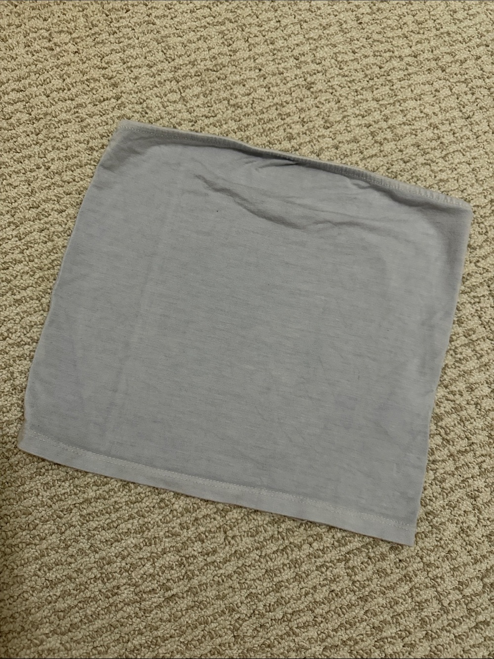 Light Gray Stretch Mini Skirt - Versatile Tube Silhouette